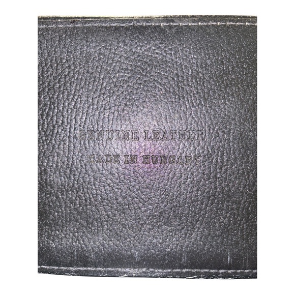 Vintage Rare Black Leather Doctor’s Bag Silver Hardware Made in Hungary - Picture 9 of 14